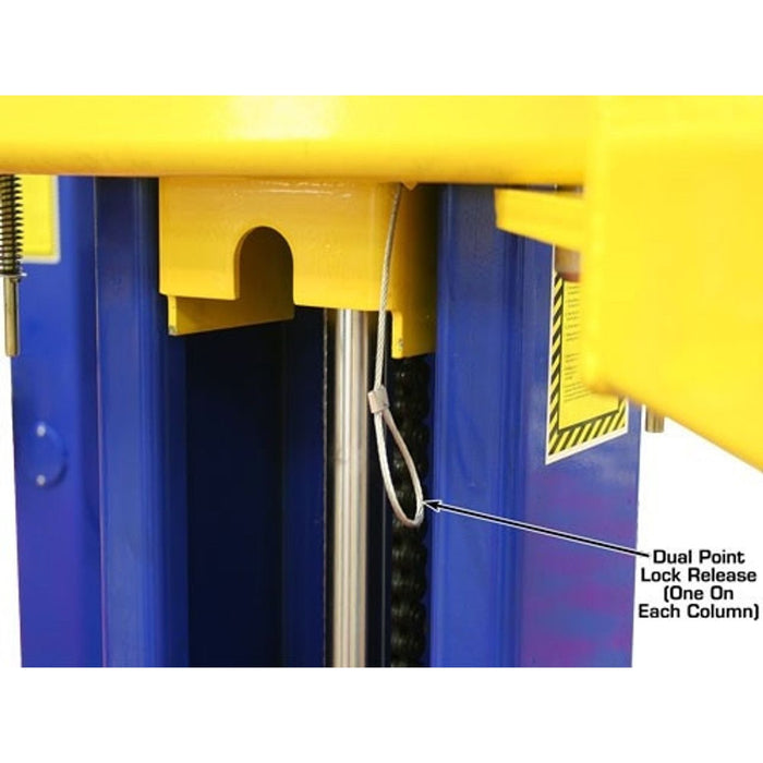 Atlas 9KBPX 2-Post Baseplate Car Lift | 9,000 lb Heavy-Duty Automotive Hoist for Professional Garages