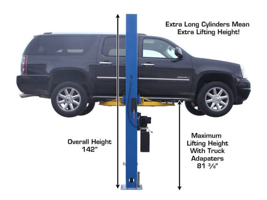 Atlas ATTD-9OHSC + Lawn Mower Adapter Combo | 9,000 lb 2-Post Lift – Atlas Automotive Equipment