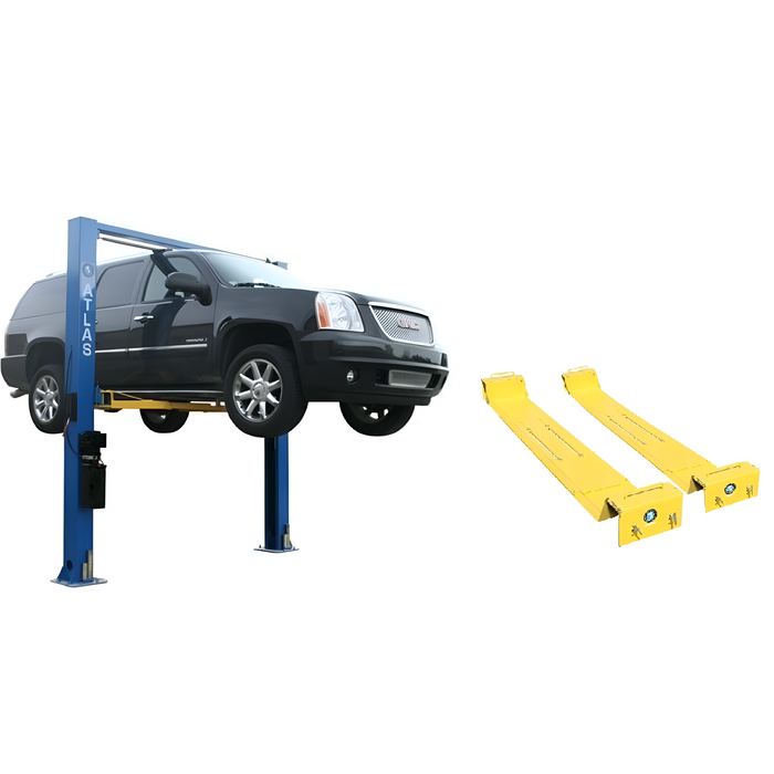 Atlas ATTD-9OHSC + Lawn Mower Adapter Combo | 9,000 lb 2-Post Lift – Atlas Automotive Equipment
