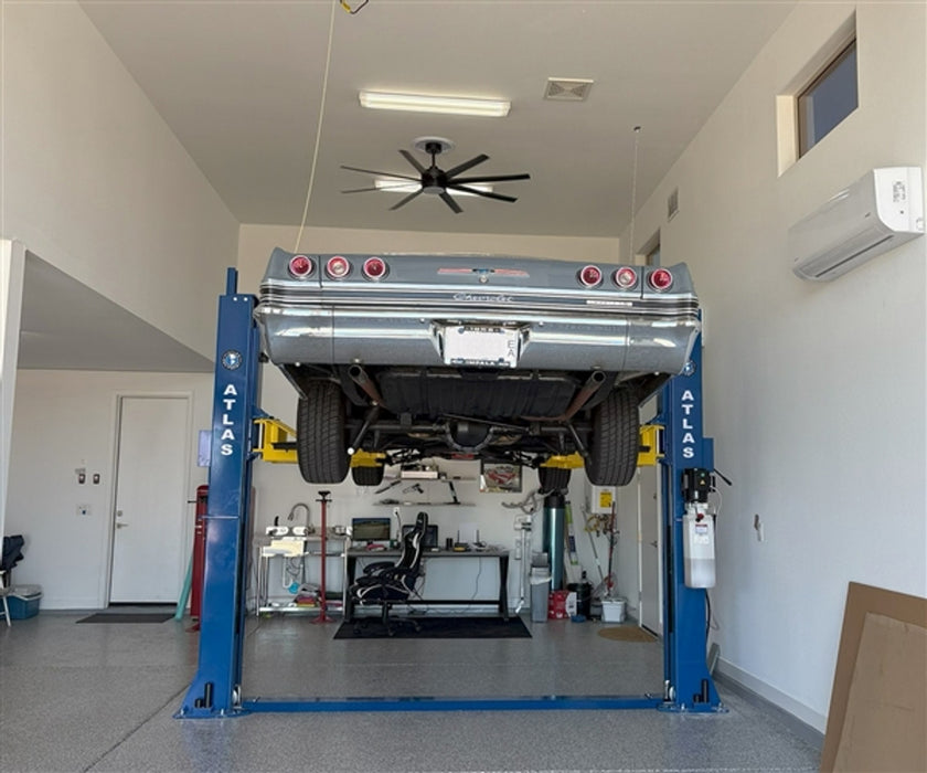 Atlas BP12000X Commercial Baseplate 2-Post Lift – 12,000 lb Capacity | Heavy-Duty Automotive Lift (ATTD-BP12000X-NEW)