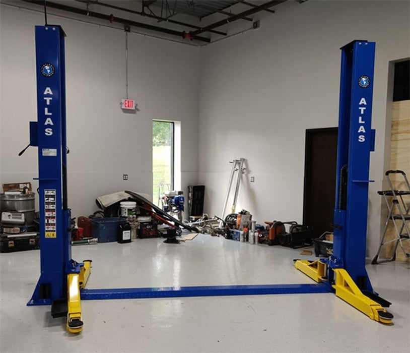 Atlas BP12000X Commercial Baseplate 2-Post Lift – 12,000 lb Capacity | Heavy-Duty Automotive Lift (ATTD-BP12000X-NEW)