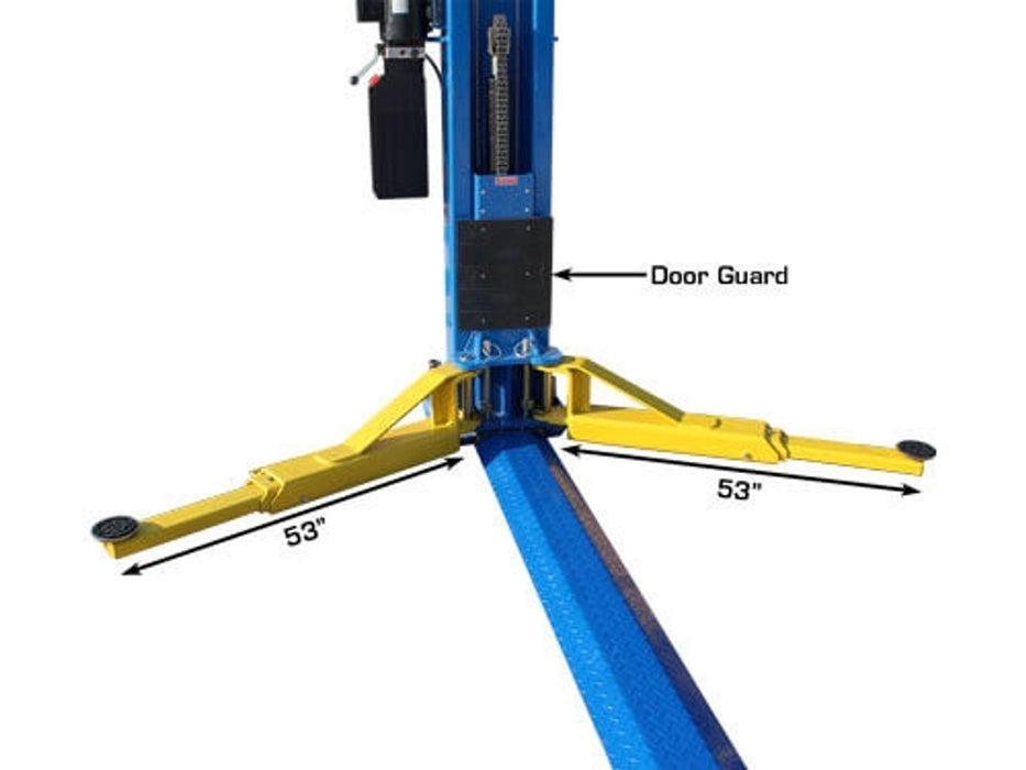 Atlas BP12000X Commercial Baseplate 2-Post Lift – 12,000 lb Capacity | Heavy-Duty Automotive Lift (ATTD-BP12000X-NEW)