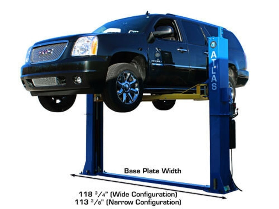 Atlas BP12000X Commercial Baseplate 2-Post Lift – 12,000 lb Capacity | Heavy-Duty Automotive Lift (ATTD-BP12000X-NEW)