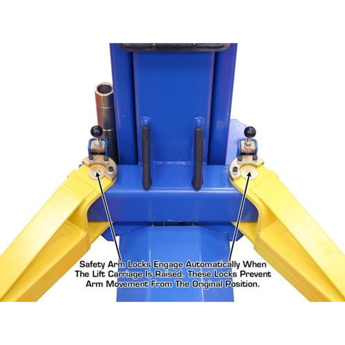 Atlas Automotive Equipment BP8000 Baseplate 2-Post Car Lift – 8,000 lb. Capacity Hydraulic Auto Lift (ATTD-BP8000-NEW)