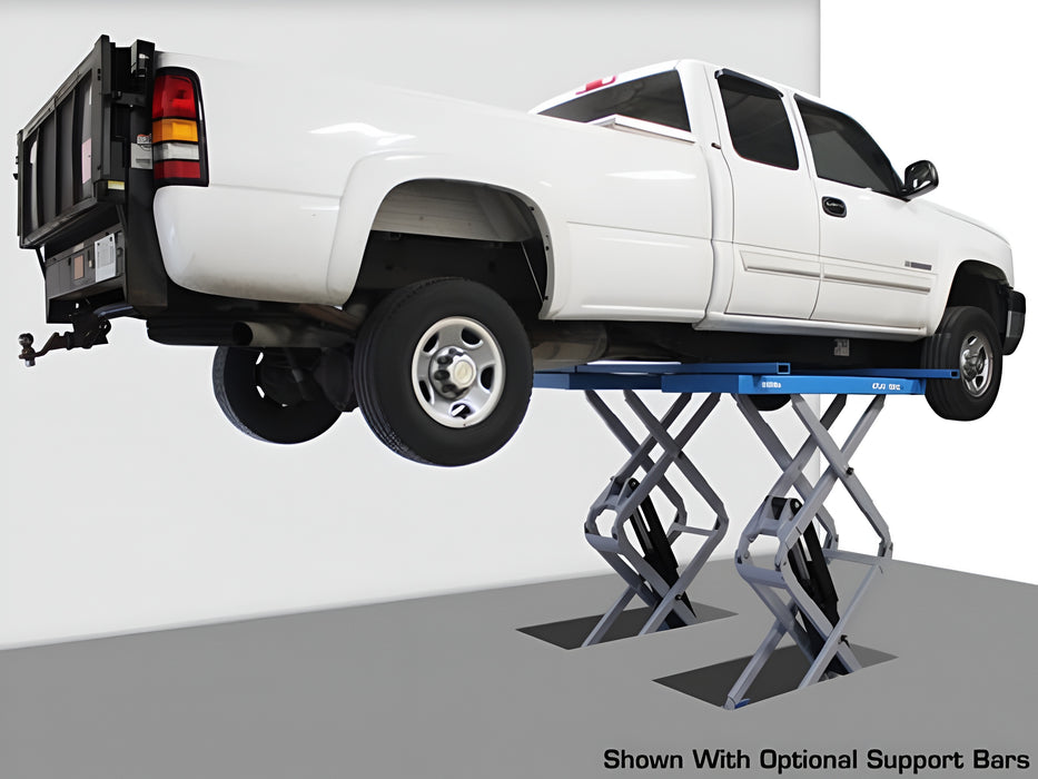 Atlas Automotive Equipment FM9SL In-Ground Full-Rise Scissor Lift – 9,000 lb Capacity Commercial Grade Auto Lift | Model ATTD-FM9SL