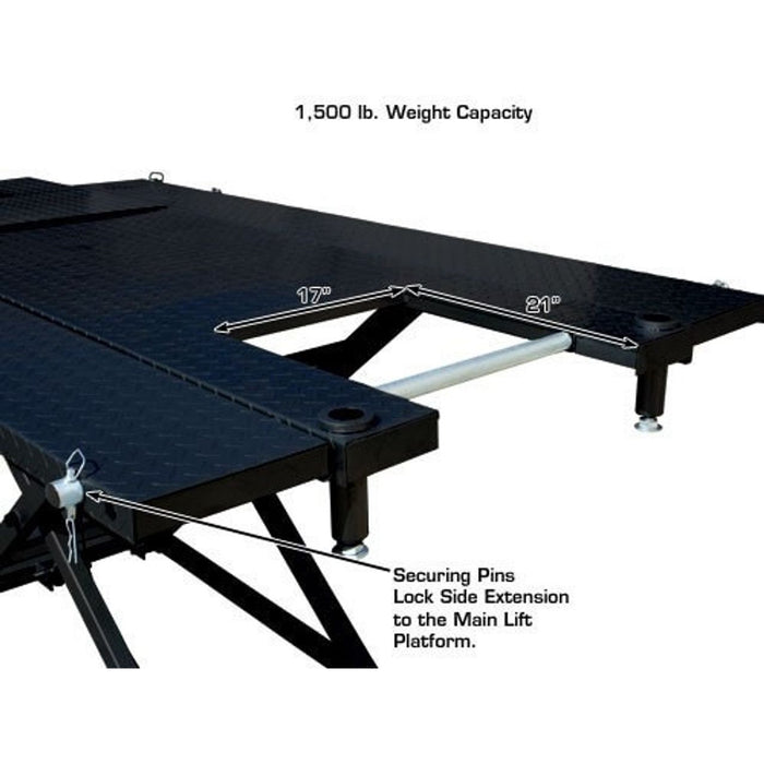 Atlas HI-RISE 1500 Motorcycle / ATV Hydraulic Lift | 1,500 lb Heavy-Duty Lift Table for Powersports & Service Shops