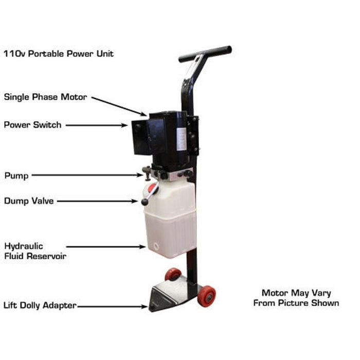 Atlas Automotive Equipment LR06 Portable Low-Rise Scissor Car Lift – 6,000 lb. Capacity Hydraulic Garage Lift (ATTD-LR06)