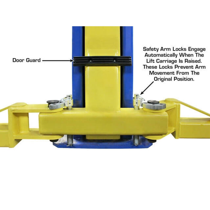 Atlas Automotive Equipment PRO-9D Overhead 2-Post Car Lift – 9,000 lb Capacity Vehicle Hoist (XH-PRO-9D-FPD)
