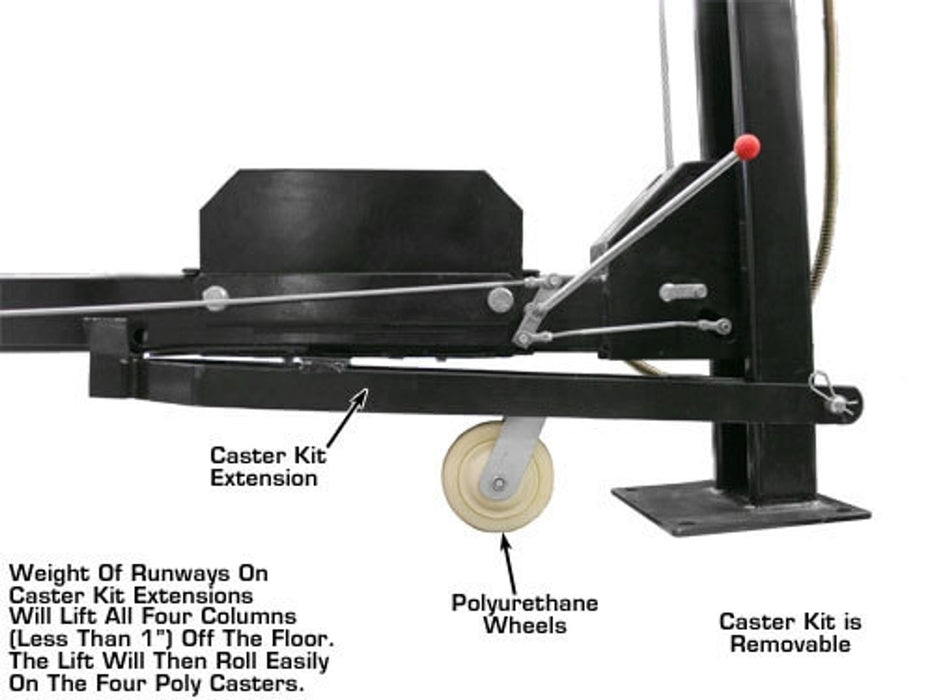 Atlas PRO8000 4-Post Lift with RJ35 Sliding Jacks – 8,000 lb Capacity | Professional Car Storage & Service Lift Combo (XH-PRO8-COMBO-FPD)