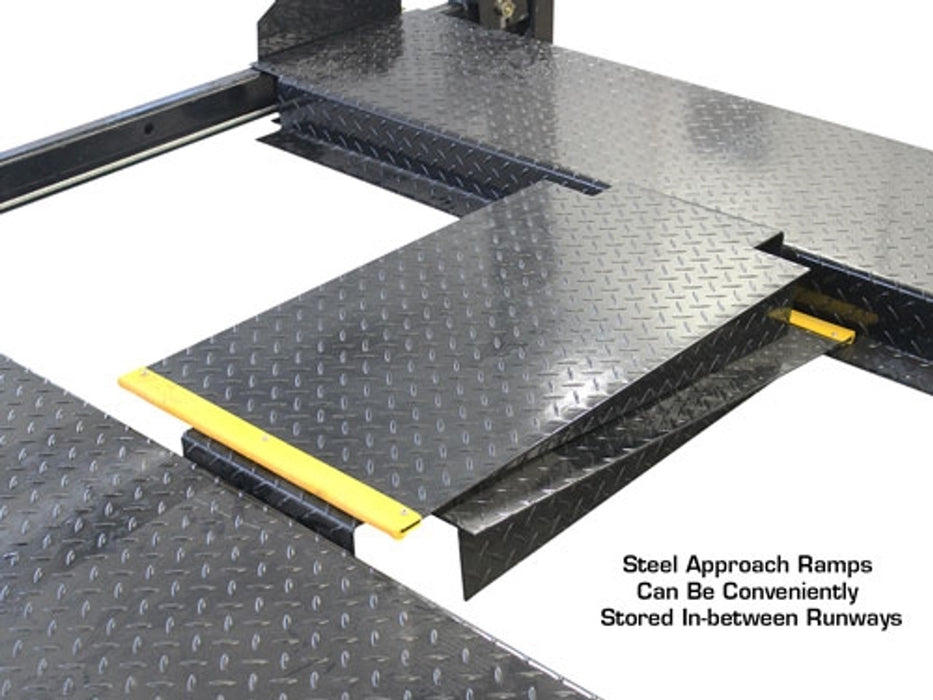 Atlas Automotive Equipment PRO8000EXT-L 4 Post Lift + RJ35 Sliding Jacks Combo (Model: XH-PRO8EXTL-COMBO-FPD)