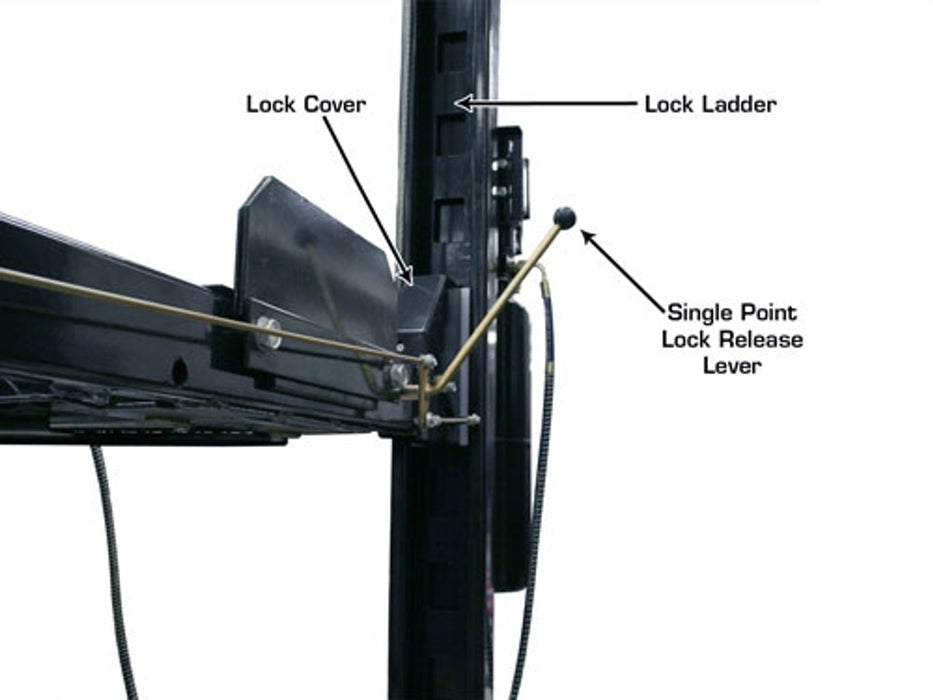 Atlas Automotive Equipment PRO8000EXT-L 4 Post Lift + RJ35 Sliding Jacks Combo (Model: XH-PRO8EXTL-COMBO-FPD)