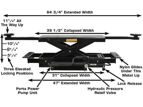 Atlas PRO9000 4-Post Car Lift with RJ35 Sliding Jacks Combo | 9000 lb Capacity