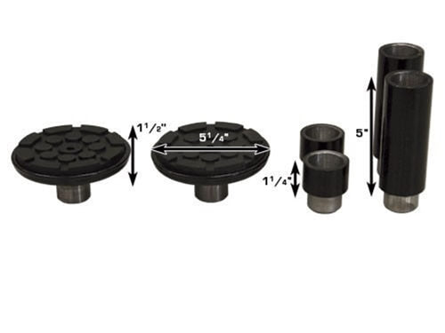 Atlas PRO9000 4-Post Car Lift with RJ35 Sliding Jacks Combo | 9000 lb Capacity