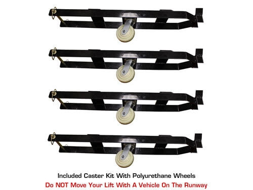 Atlas Equipment PRO9000 4-Post Car Lift with RJ6 Rolling Jacks Combo – 9,000 lb Capacity | Heavy-Duty Hydraulic Lift System for Professional Garages & Home Workshops (Model XH-PRO9-COMBO2-FPD)