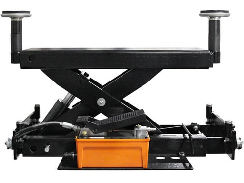 Atlas Equipment PRO9000 4-Post Car Lift with RJ6 Rolling Jacks Combo – 9,000 lb Capacity | Heavy-Duty Hydraulic Lift System for Professional Garages & Home Workshops (Model XH-PRO9-COMBO2-FPD)