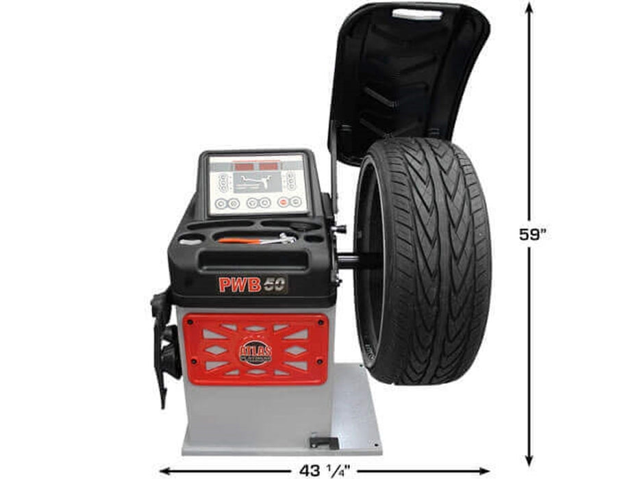 Atlas Platinum PTC300 Tire Changer + PWB50 Wheel Balancer Combo – Professional Automotive Tire & Wheel Service Package | Model AP-TCWB-COMBO1-FPD
