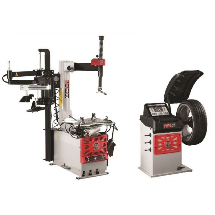 Atlas Platinum PTC300 Tire Changer + PWB50 Wheel Balancer Combo – Professional Automotive Tire & Wheel Service Package | Model AP-TCWB-COMBO1-FPD