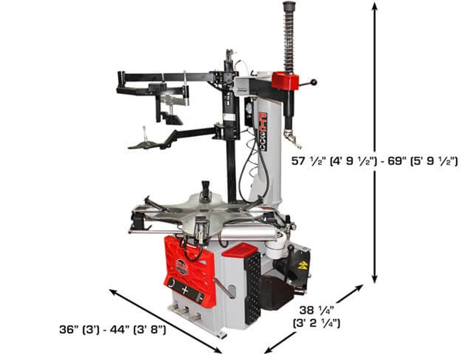 Atlas Platinum PTC300 Tire Changer + PWB50 Wheel Balancer Combo – Professional Automotive Tire & Wheel Service Package | Model AP-TCWB-COMBO1-FPD