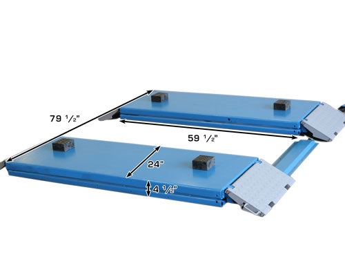 Atlas Automotive Equipment SLP9K Full-Rise Scissor Lift – 9,000 lb Capacity | Heavy-Duty Hydraulic Car Lift for Professional Garages & Auto Shops (Model ATTD-SLP9K)