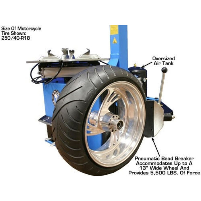 Atlas Automotive TC229 Rim-Clamp Tire Changer with Beadblaster – ATTC229 Professional Tire Machine