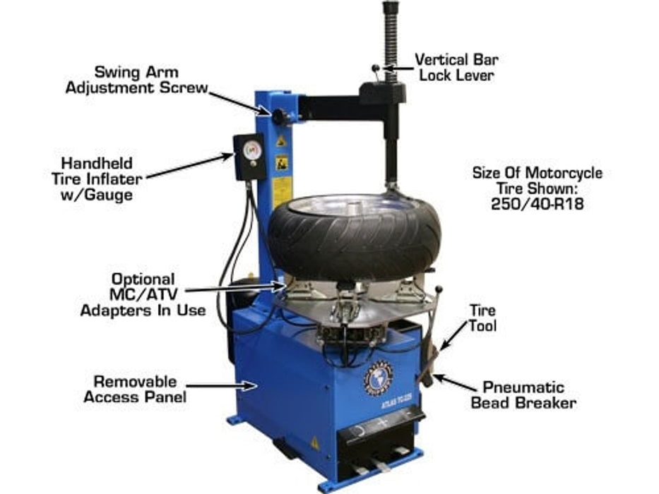 Atlas TC229 + WB11 Wheel Service Combo | Atlas Automotive Equipment TCWB-COMBO1-FPD