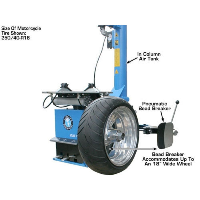 Atlas TC289 Heavy-Duty Extra-Large Rim Clamp Tire Changer | Professional Automotive Tire Changing Equipment