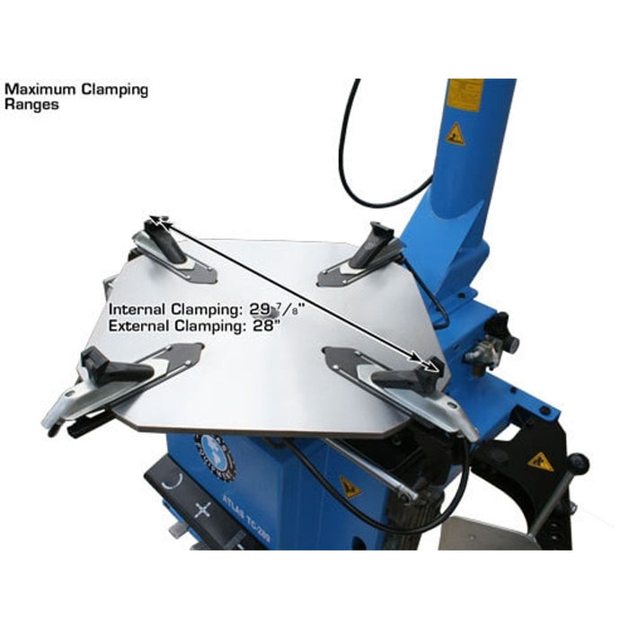 Atlas Automotive Equipment TC289 Extra Large Rim-Clamp Tire Changer – Professional Tire Machine (ATTC289)