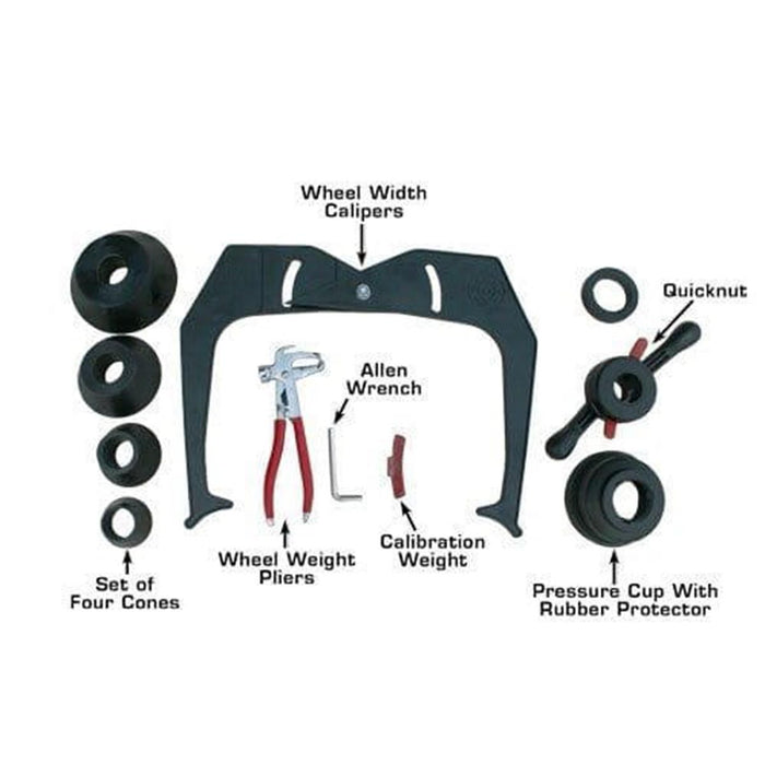 Atlas Automotive Equipment TC289 Rim Clamp Tire Changer + WB11 Wheel Balancer Combo Package