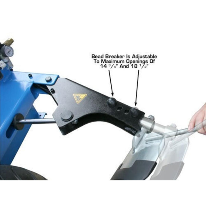 Atlas Automotive Equipment TC289 Rim Clamp Tire Changer + WB11 Wheel Balancer Combo Package