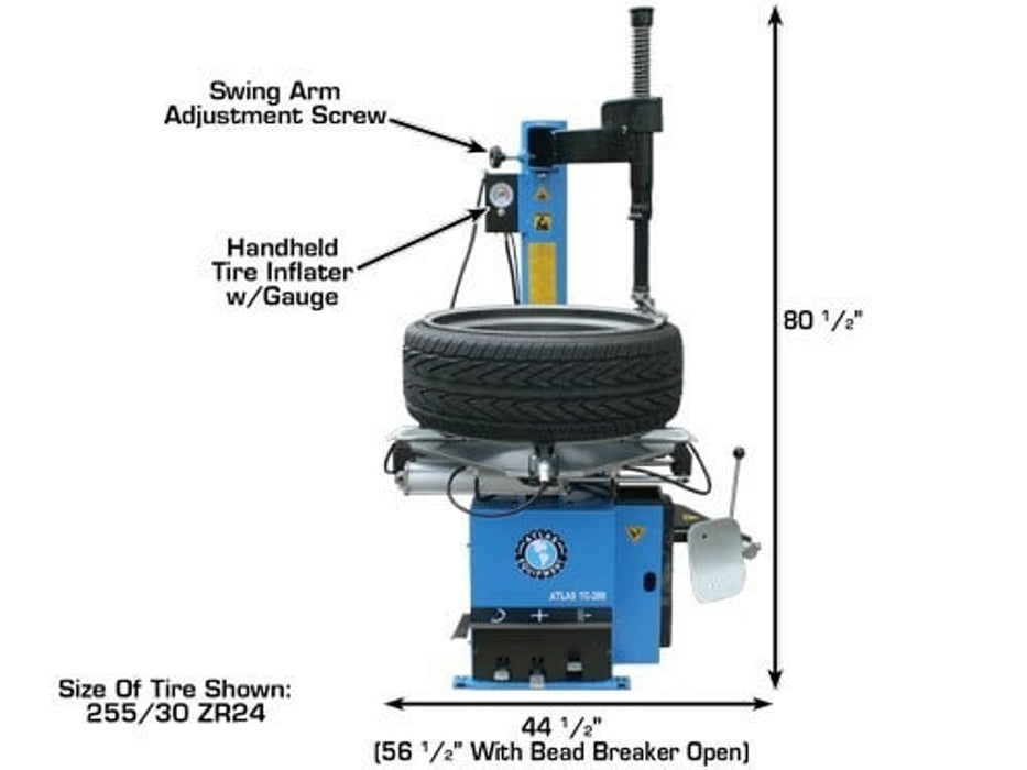 Atlas TC289 Tire Changer + WB41 Balancer Combo | Atlas Equipment