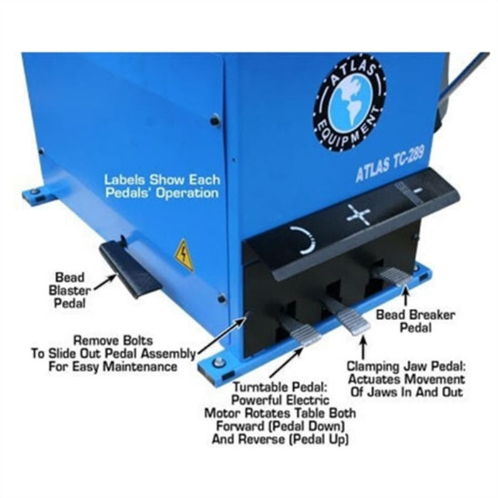Atlas TC289DAA Tire Changer | Dual Assist Arms | Atlas Equipment