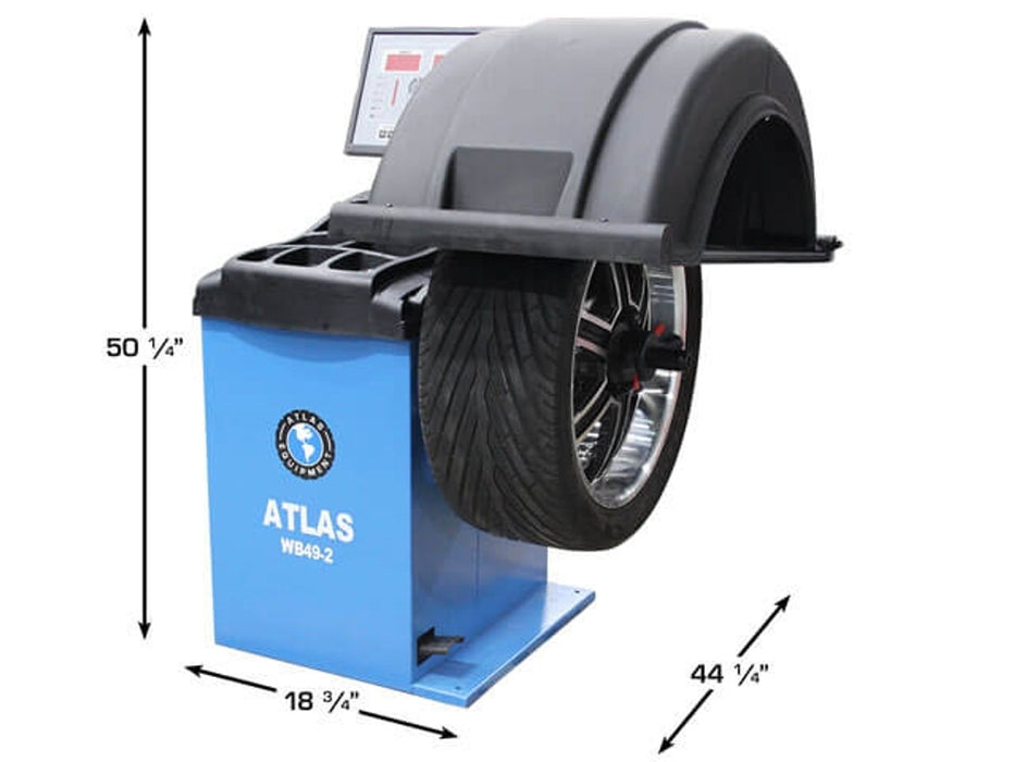 Atlas TC755 Tire Changer + WB49-2 Wheel Balancer Combo | TCWB-COMBO3-FPD