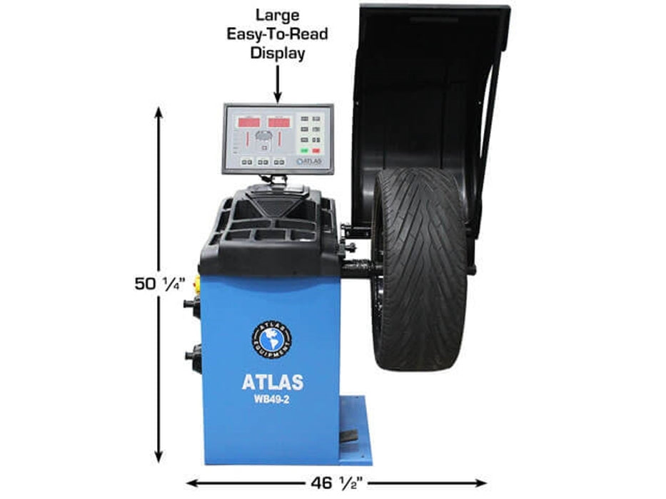 Atlas TC755 Tire Changer + WB49-2 Wheel Balancer Combo | TCWB-COMBO3-FPD