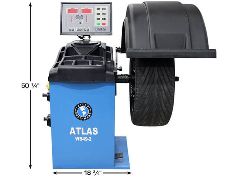 Atlas TC755 Tire Changer + WB49-2 Wheel Balancer Combo | TCWB-COMBO3-FPD