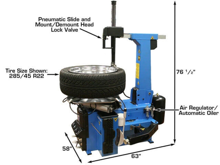 Atlas TC755 Tire Changer + WB49-2 Wheel Balancer Combo | TCWB-COMBO3-FPD