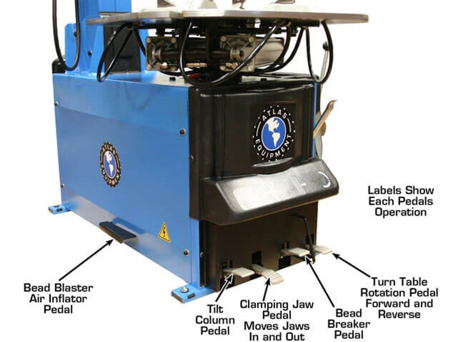 Atlas TC755 Tire Changer + WB49-2 Wheel Balancer Combo | TCWB-COMBO3-FPD