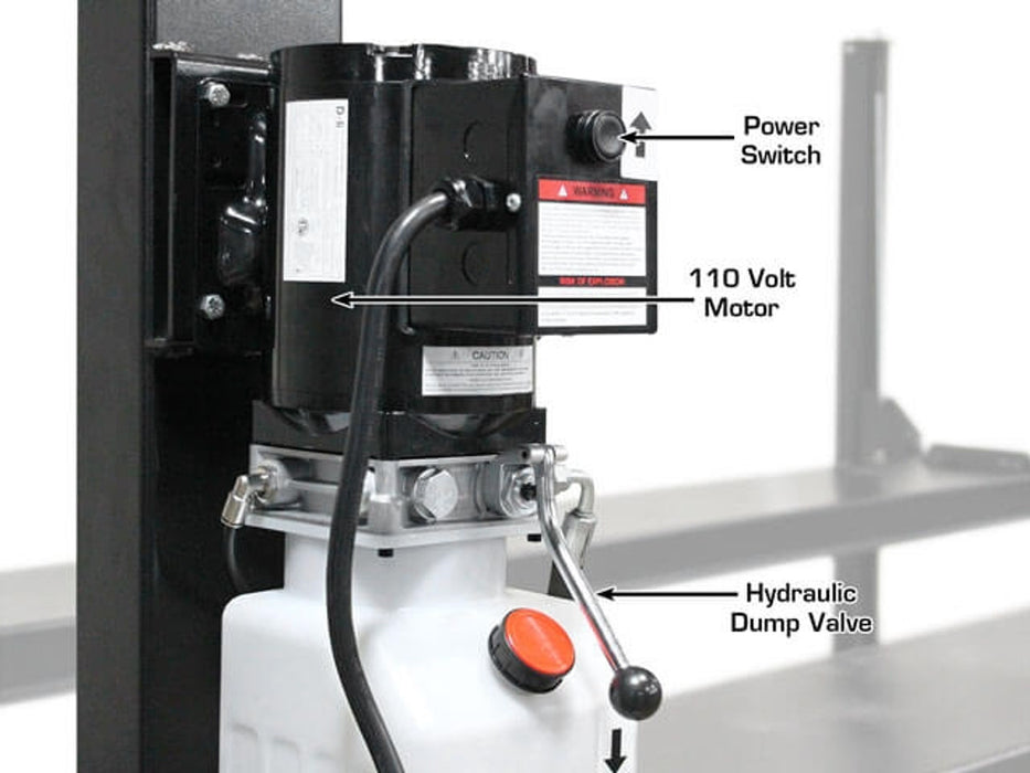 Atlas Apex 8 8,000 lb ALI Certified 4-Post Hobbyist Lift | Atlas Automotive Equipment ATEATTD-APEX8-FPD