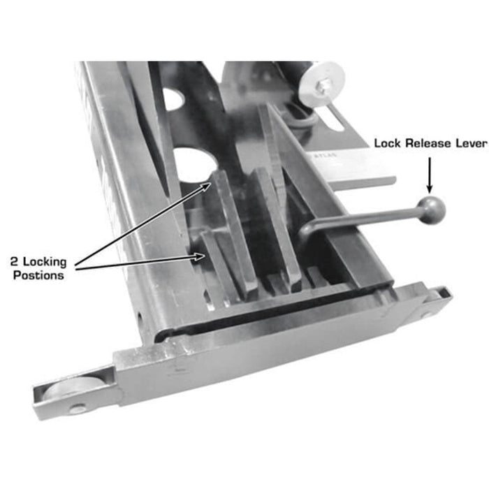 Atlas Platinum 7,000 lb Air/Hydraulic Rolling Jack | ALI-Certified Heavy-Duty Lift for Professional Automotive Shops
