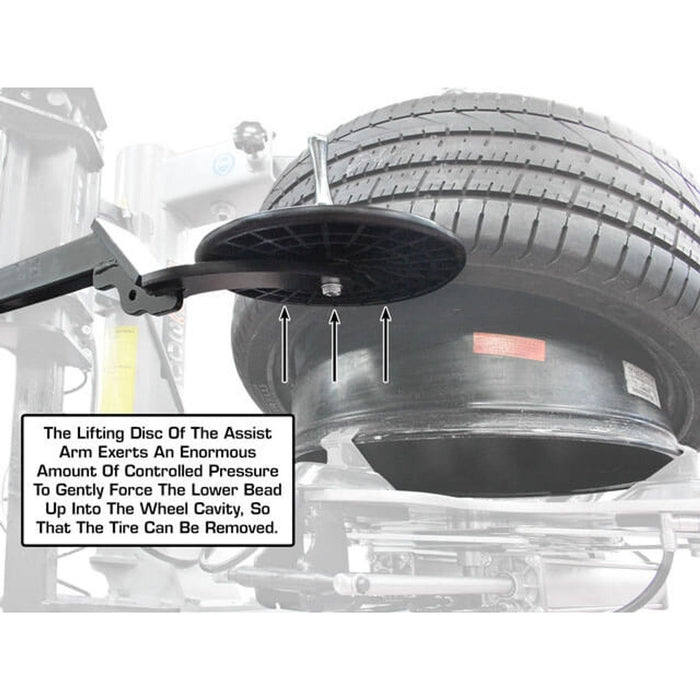 Atlas Platinum PTC300 Rim-Clamp Tire Changer with Assist Arm | AP-PTC300