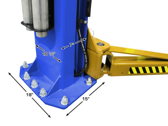 Atlas Platinum PVL10 2-Post Lift with Extension Kit – 10,000 LB Capacity | Heavy-Duty Automotive Lift by Atlas Automotive Equipment