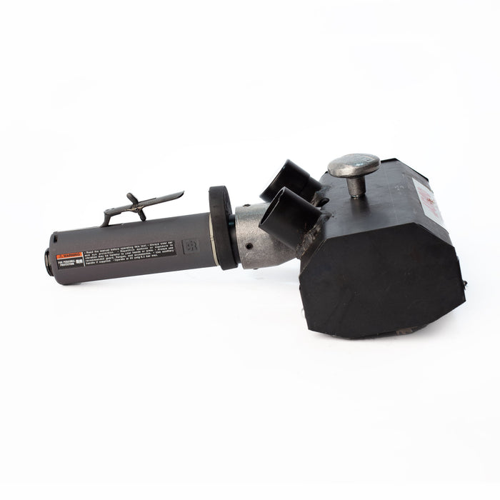 Aurand KP5EV Pneumatic 8″ Handheld Deck Scaler with Vacuum Dust Shroud – Lightweight Surface Prep