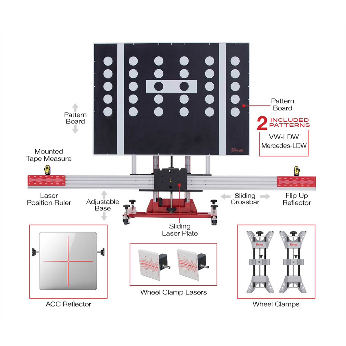 Autel ADAS Calibration Frame Standard Package ADASFRAMESP — Prime ...