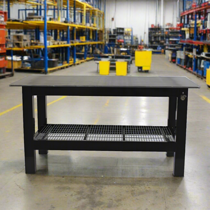 Welding Table | 3FT x 6FT x 36'' Tall | 1/4'' Plate Steel Top | BADASS Workbench 3X6WELD-14