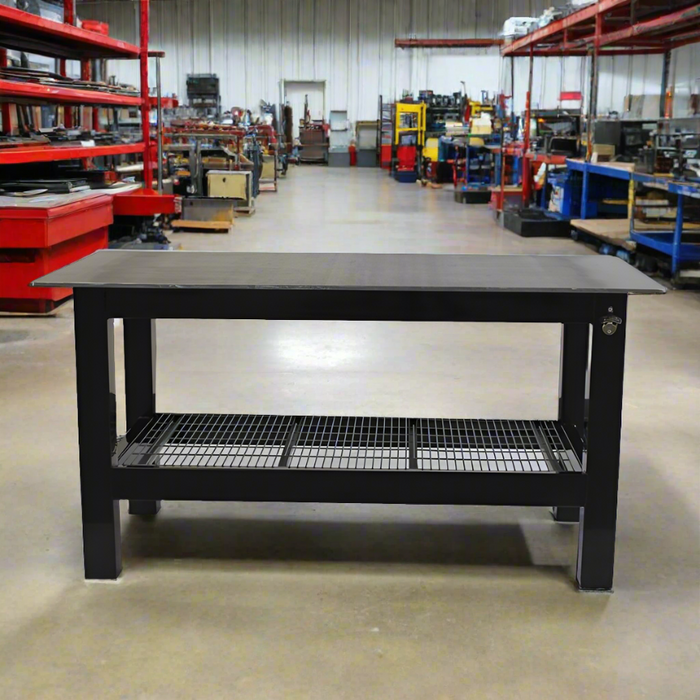 Welding Table | 3FT x 6FT x 36'' Tall | 1/2'' Plate Steel Top | BADASS Workbench 3X6WELD-12