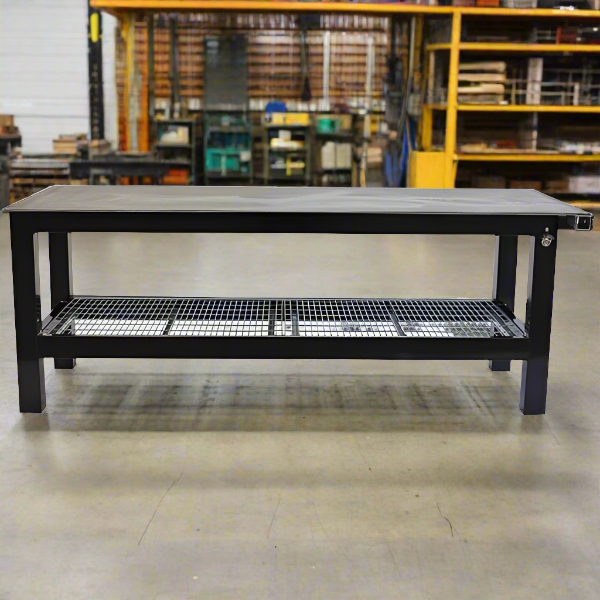 Welding Table | 3FT x 8FT x 36'' Tall | 1/4'' Plate Steel Top | BADASS Workbench 3X8WELD-14