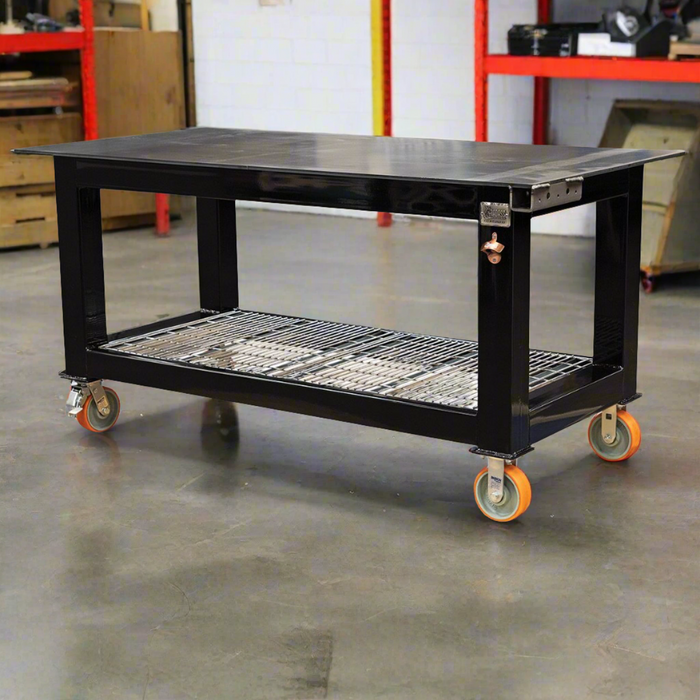 Welding Table | 3ft x 6ft x 36'' Tall |3/8'' Plate Steel Top | BADASS 3X6Weld-38WC