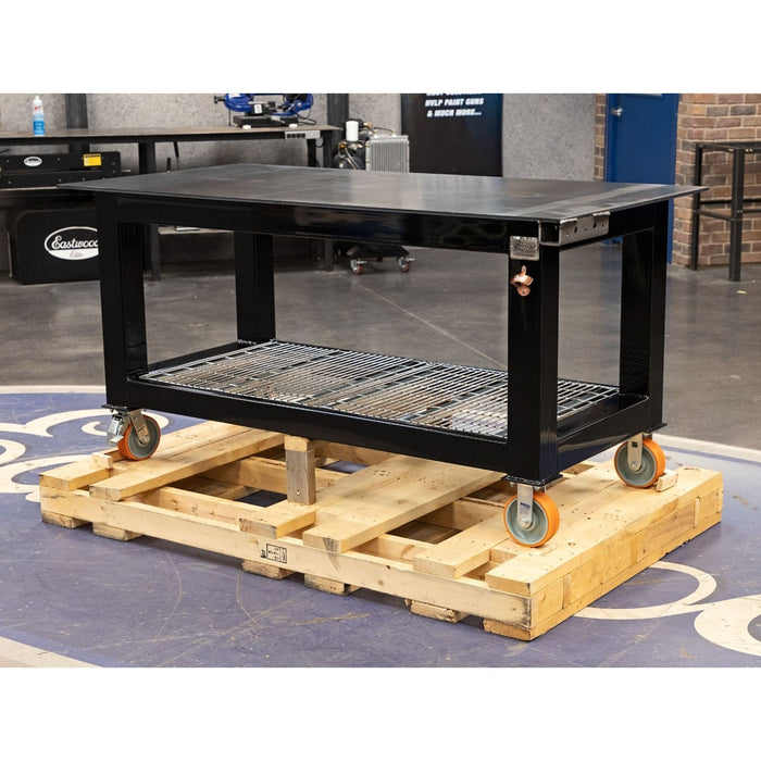 Welding Table | 3ft x 6ft x 36'' Tall |3/8'' Plate Steel Top | BADASS 3X6Weld-38WC