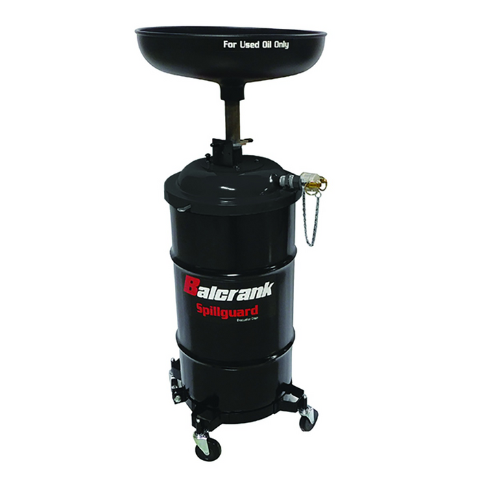Balcrank Drain, Spillguard, Oil, With Drum, 16-Gallon