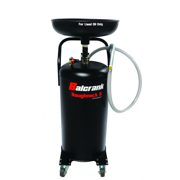 Balcrank Drain, Waste Oil, Self Evac, Roughneck, 23-Gallon