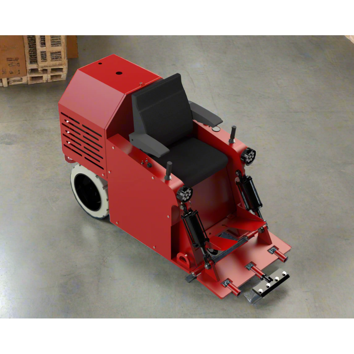 Battery Operated Scraper Ride-On Floor Scraper | BlastPro MFG BRB-3000 — Prime Industrial USA